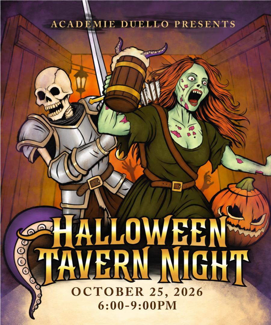 Halloween Tavern Night at Academie Duello
