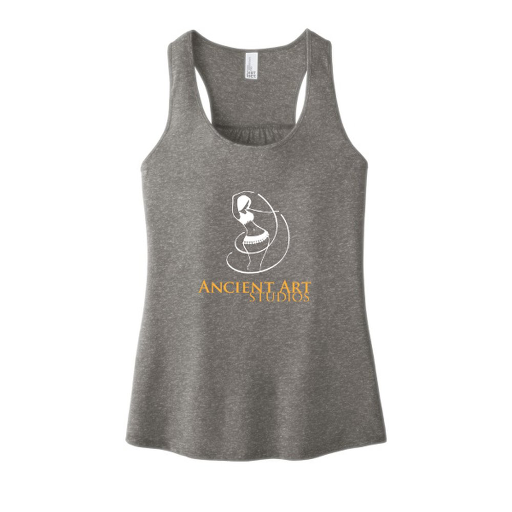 District Gathered Back Tank - Grey