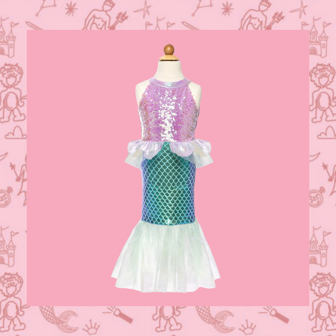 Great Pretenders Purple Misty Mermaid Dress (3-4)