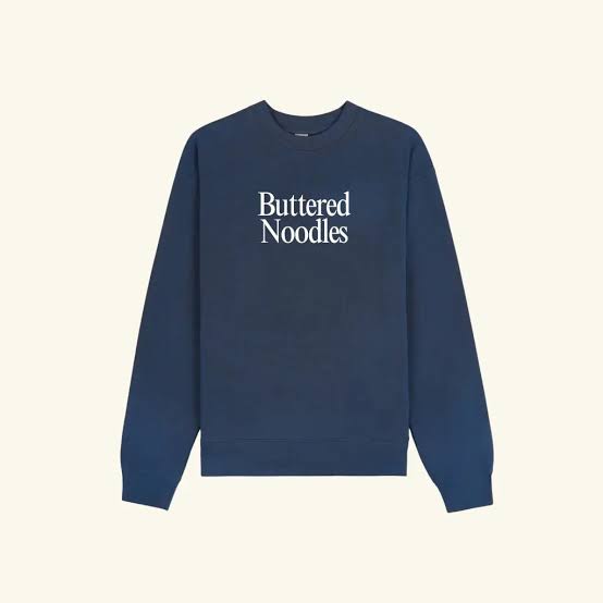 "Buttered Noodles" Kids Crewneck: 3T