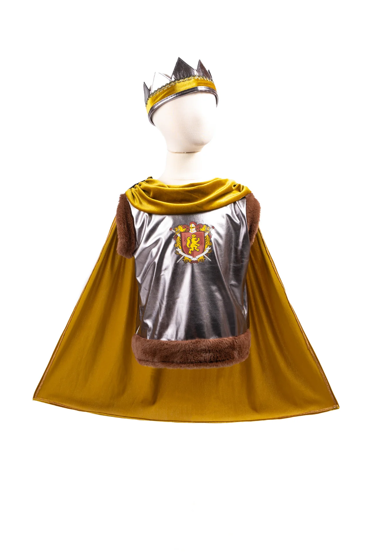 Great Pretenders Sir Wolfheart Tunic, Cape & Crown Size 5-6