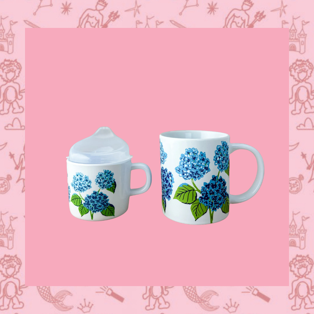 Hydrangea Mama & Me Cup Set