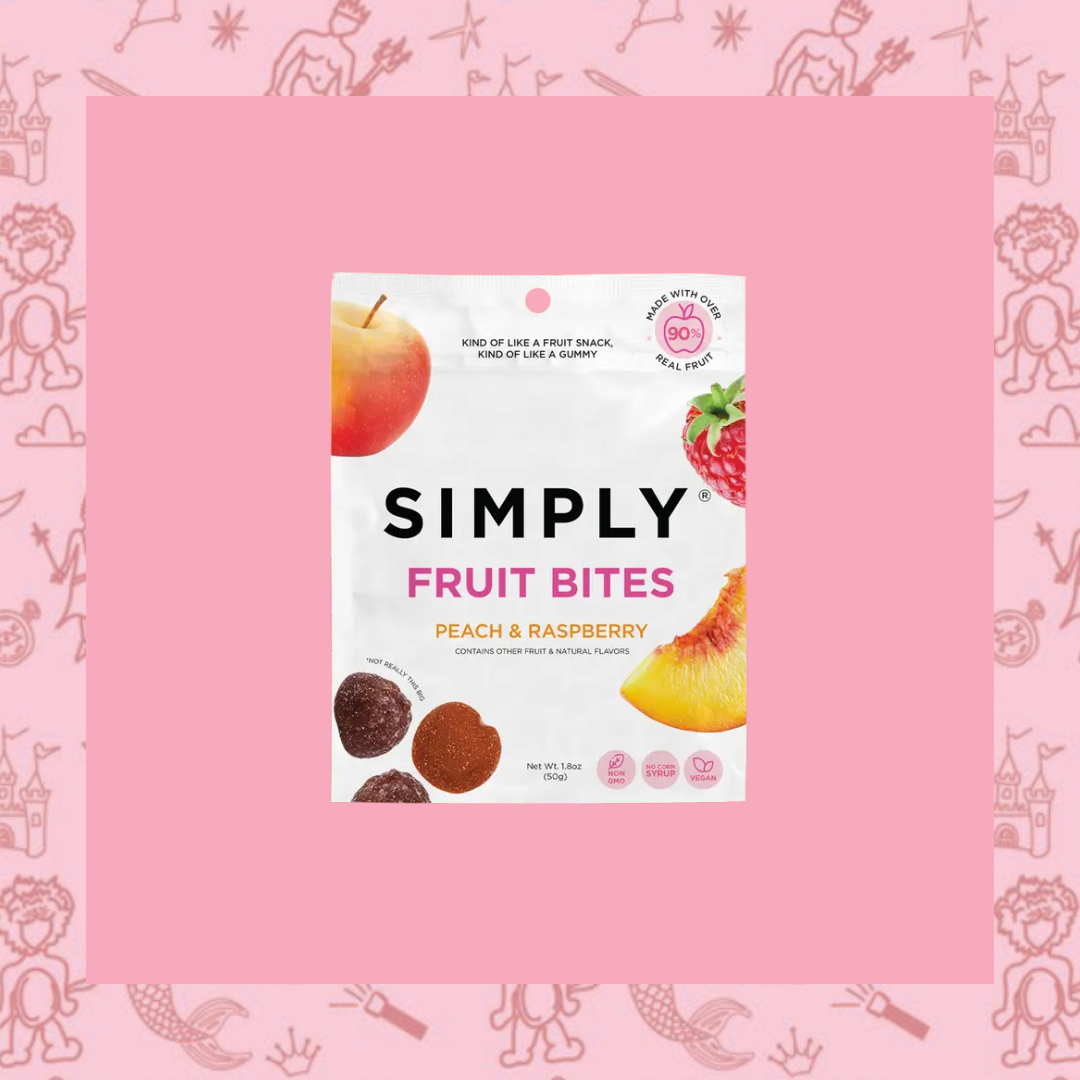Simply Fruit Bites - Peach & Raspberry