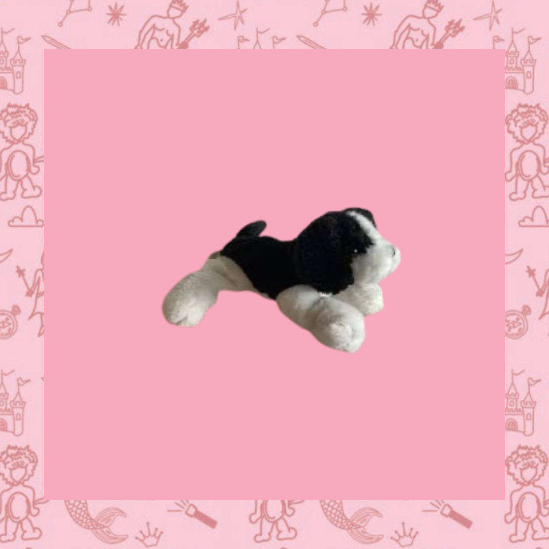 Puppy Plushie - Mini Black and White