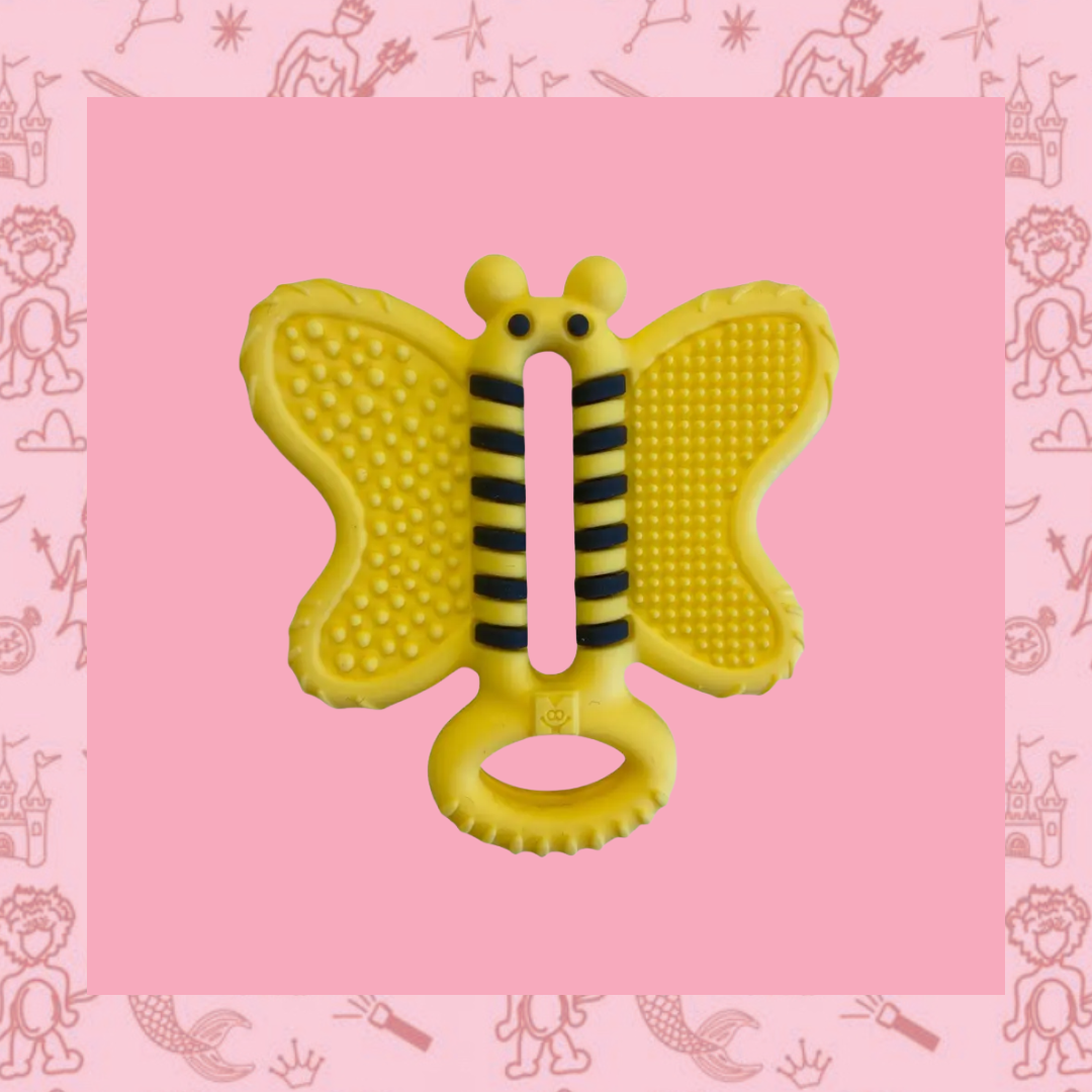Baby Teether Brush - Bee