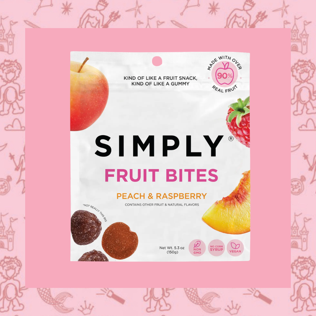 Simply Fruit Bites - Peach & Raspberry
