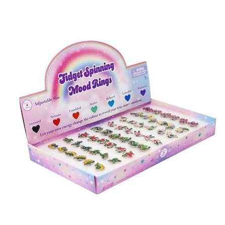 Fidget Spinning Mood Rings