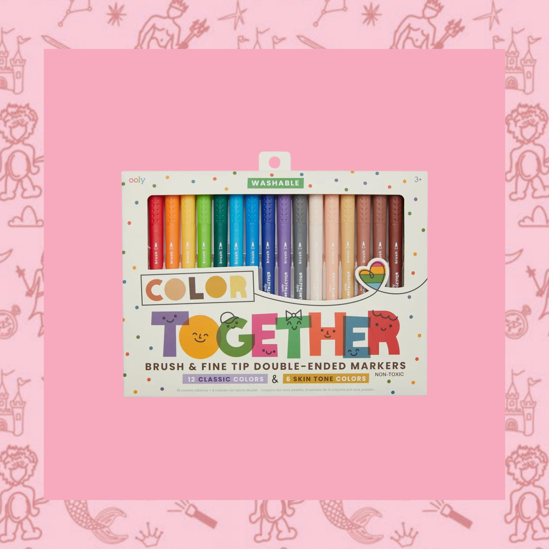 Color Together: Brush & Fine Tip Double-Ended Markers
