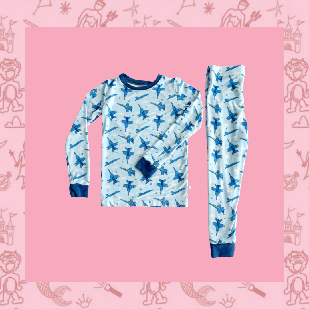 Blue Angels Jamboos PJ Set: 2T