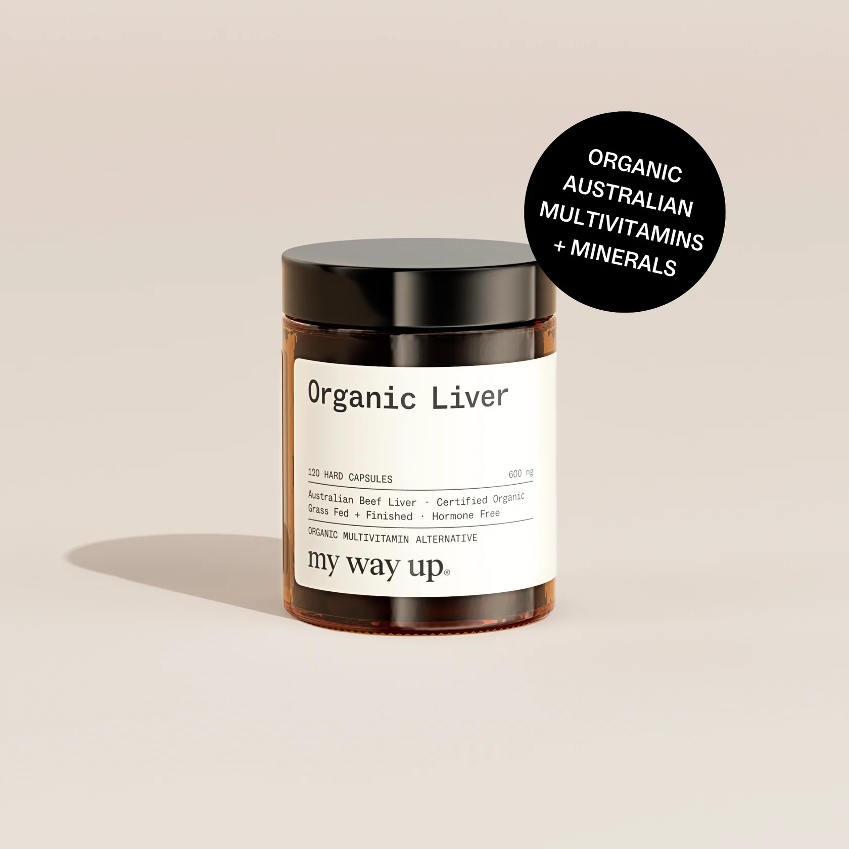 My Way Up Organic Liver Multivitamin