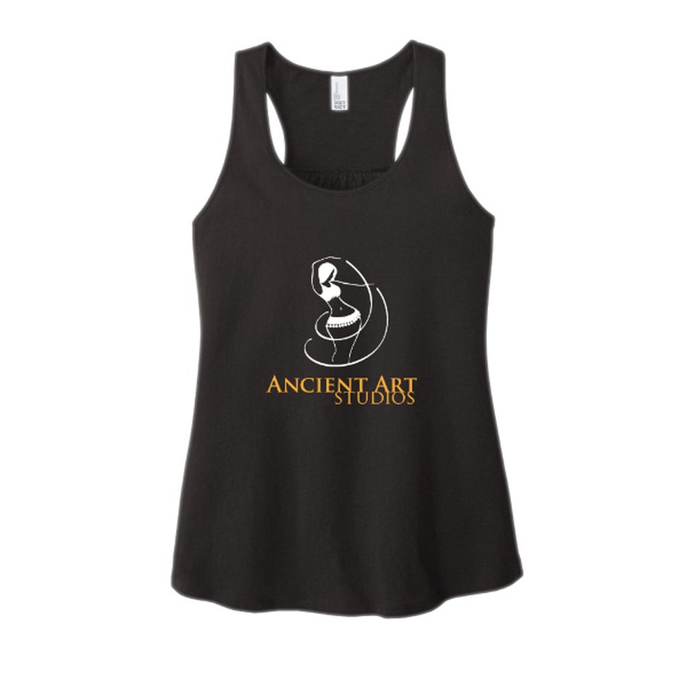 District Gathered Back Tank - Black