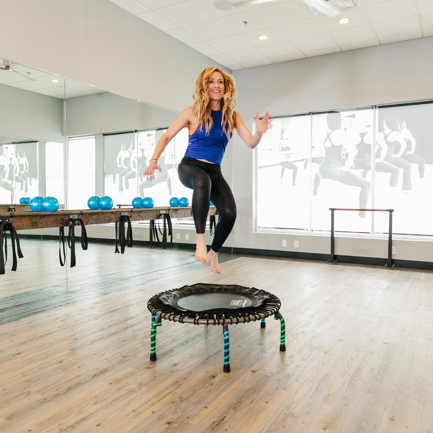 Rebounding Class Well Body Pilates